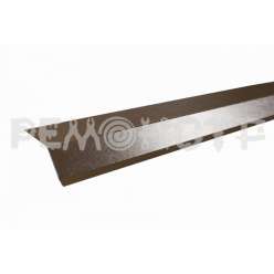 Планка карнизная Шинглас Polyester коричневая RAL 8017 (2000x100 мм)