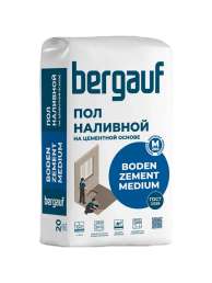 Наливной пол Bergauf Boden Zement Medium 20кг
