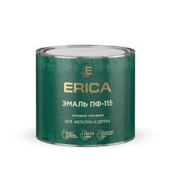 Эмаль ERICA ПФ-115 коричневая 1,8кг