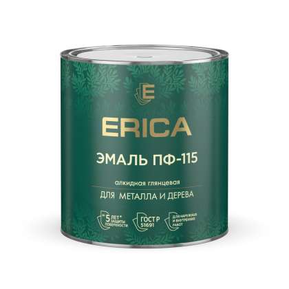 Эмаль ERICA ПФ-115 фиолетовая 2,6кг