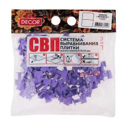 Зажим СВП 1,0мм Флажок BASIC DECOR 500шт