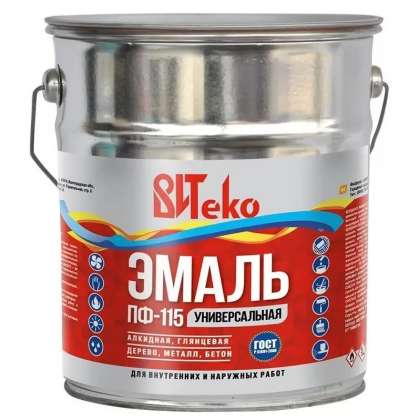 Эмаль Витеко ПФ-115 хаки 10кг 