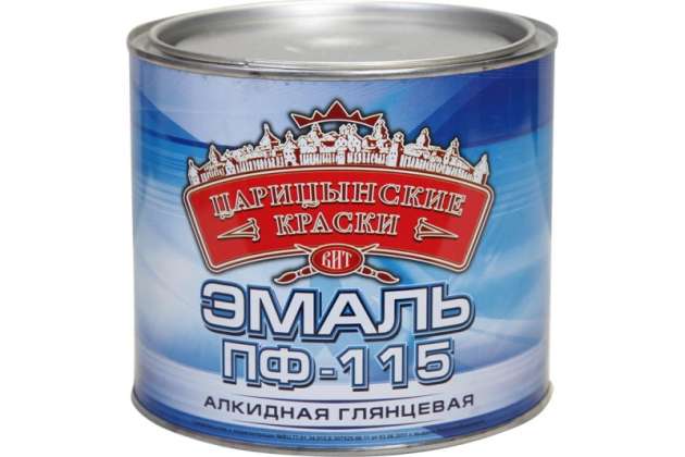 Эмаль Царицынские Краски ПФ-115 белая 0,4кг