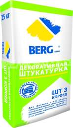 Штукатурка короед Б3 Berghome 25кг