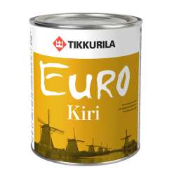 Лак паркетный алкидный Tikkurila Euro Kiri полуматовый 0,9л 