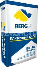 Клей плиточный Berghome стандарт ПК10 25 кг
