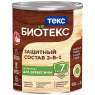 Защитный лессирующий состав 2-в-1 Биотекс Текс мореный дуб  0,8л