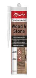 Клей жидкие гвозди для дерева и камня SilFix Wood&Stone белый 290мл