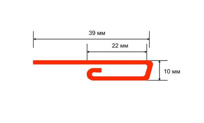 Софит финишный профиль Технониколь мимоза 3м