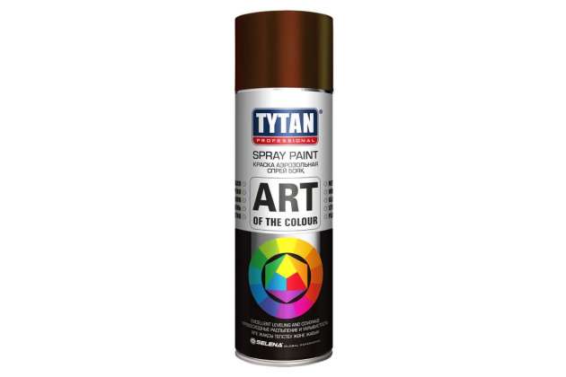 Краска аэрозольная Tytan Professional коричневая RAL 8017 400мл 