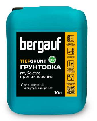 Грунт глубокого проникновения  лето-зима  BERGAUF TIEFGRUNT 10л