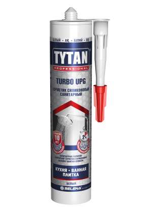 Герметик силиконовый санитарный Tytan professional upg turbo белый 280 мл
