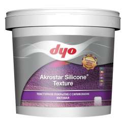 Краска фасадная текстурная силиконовая Akrostar Texture silicone DYO белая база А 20кг